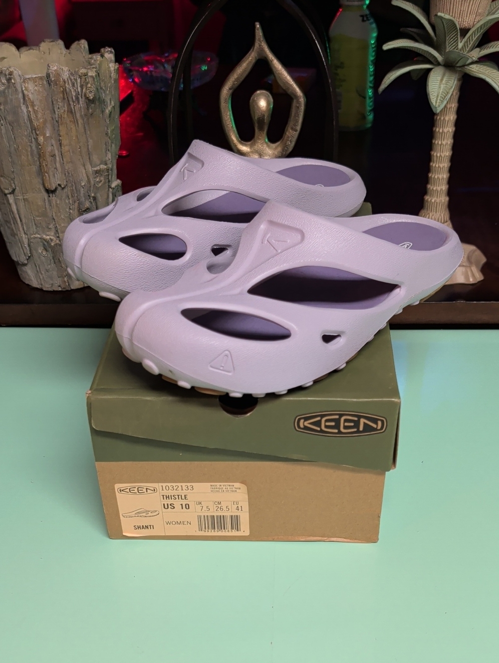 Keen Kids Thistle Purple Slip-On Clog Sandals